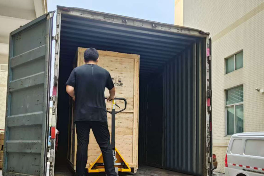 machine shipment